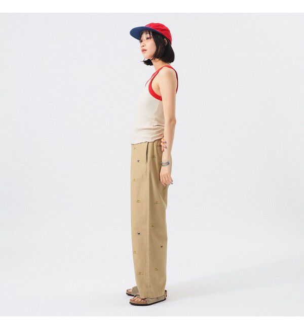 BEAMSBOY「ボーイ ドッグ エンブロイダリー チノ」|チノ|