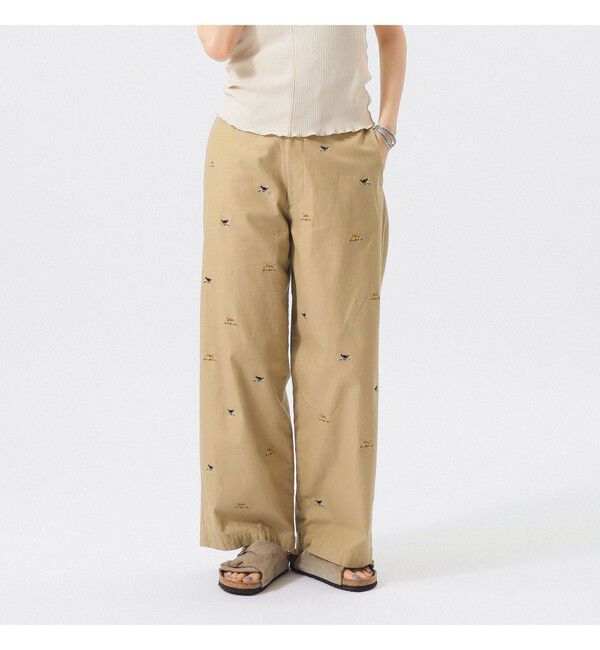 BEAMSBOY「ボーイ ドッグ エンブロイダリー チノ」|チノ|