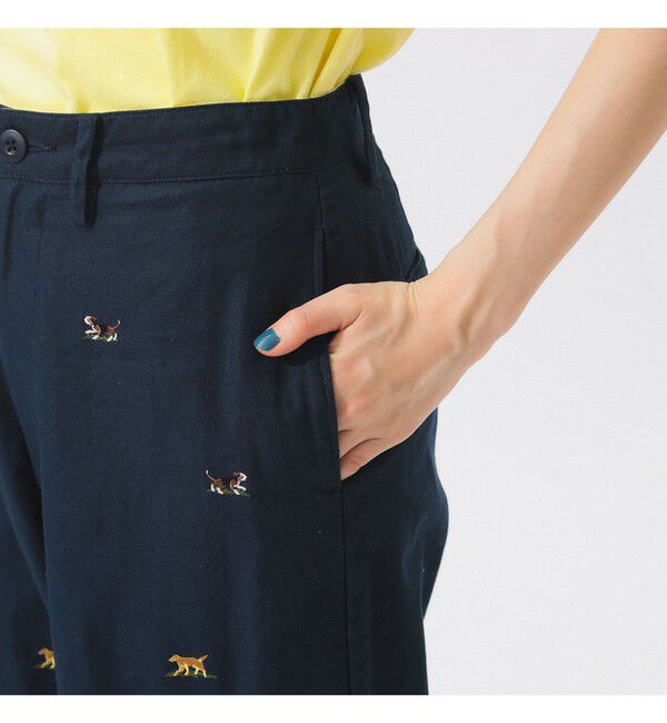 BEAMSBOY「ボーイ ドッグ エンブロイダリー チノ」|チノ|