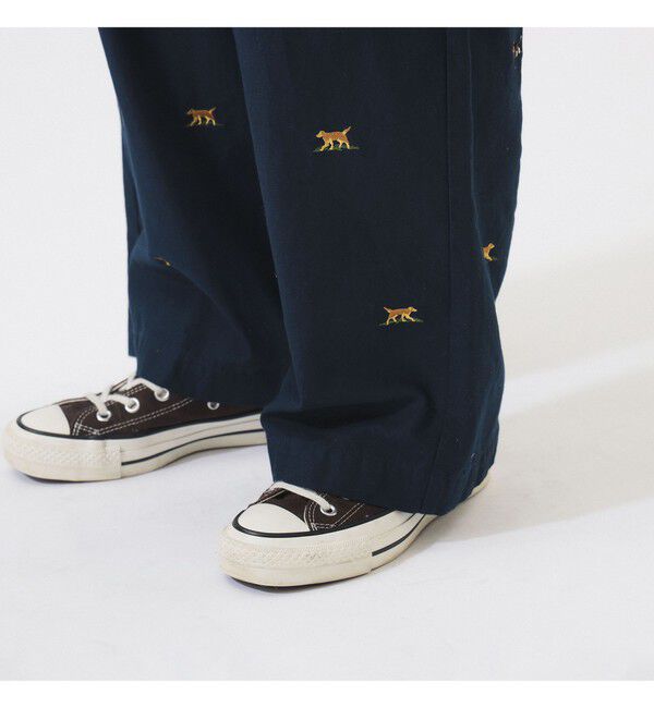 BEAMSBOY「ボーイ ドッグ エンブロイダリー チノ」|チノ|