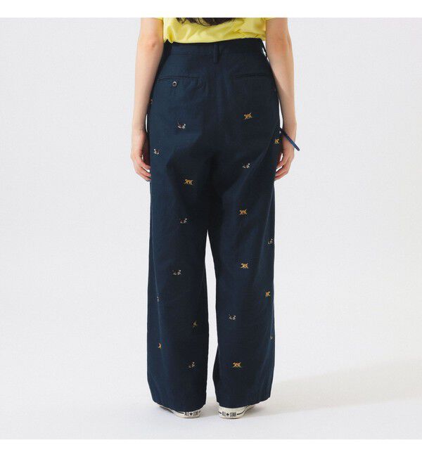 BEAMSBOY「ボーイ ドッグ エンブロイダリー チノ」|チノ|