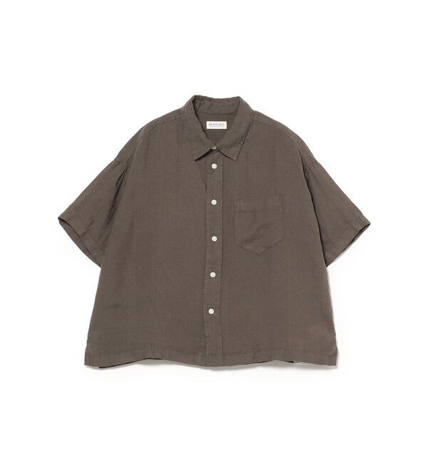 BEAMSBOY「リネン ソリッド ショートスリーブ」|シャツ・ブラウス|