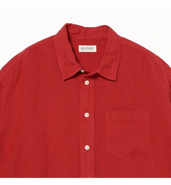 BEAMSBOY「リネン ソリッド ショートスリーブ」|シャツ・ブラウス|