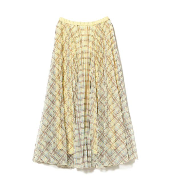 Ray BEAMS 「チュール チェック プリーツ スカート」|スカート|