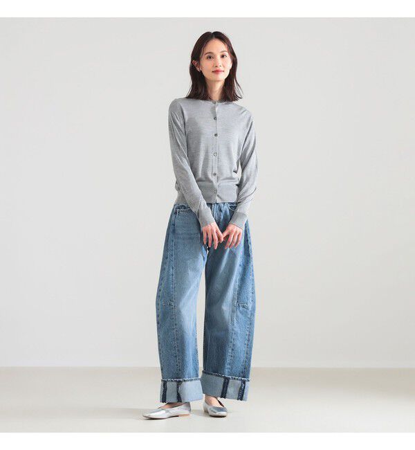 Demi-Luxe BEAMS 「シルク クルーネック カーディガン」|ニット・セーター|
