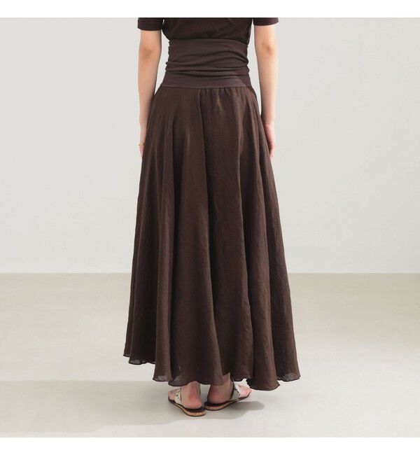 Demi-Luxe BEAMS 「AK+1 / リネン マキシスカート」|スカート|