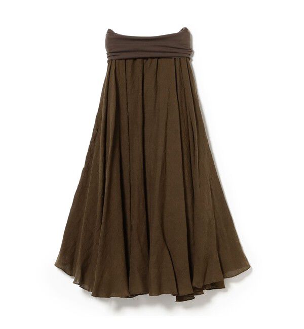 Demi-Luxe BEAMS 「AK+1 / リネン マキシスカート」|スカート|