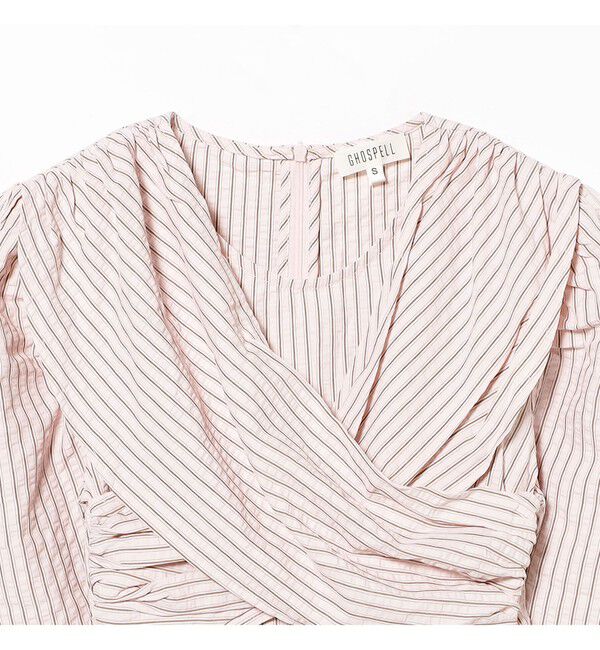 Ray BEAMS 「GHOSPELL / Ingie Stripe Top」|シャツ・ブラウス|