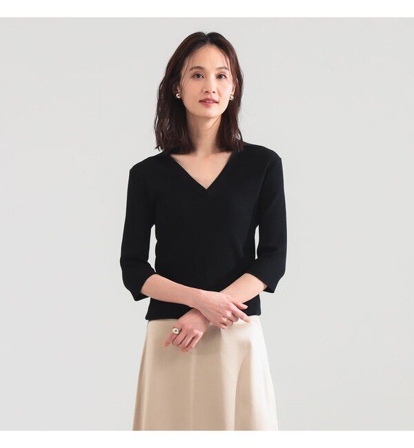 Demi-Luxe BEAMS 「16ゲージ コットン スキッパー ニット」|ニット・セーター|