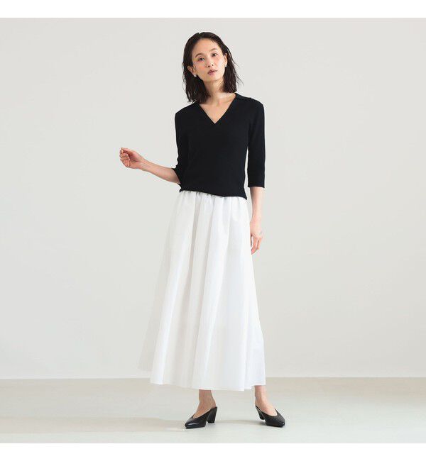 Demi-Luxe BEAMS 「16ゲージ コットン スキッパー ニット」|ニット・セーター|