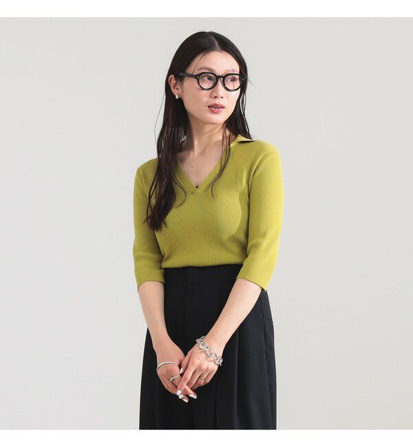 Demi-Luxe BEAMS 「16ゲージ コットン スキッパー ニット」|ニット・セーター|