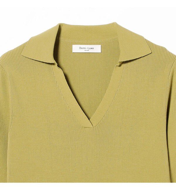 Demi-Luxe BEAMS 「16ゲージ コットン スキッパー ニット」|ニット・セーター|