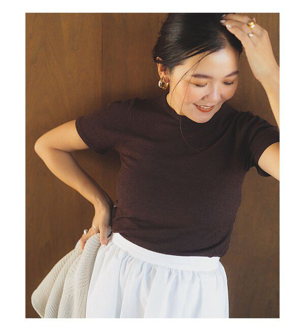 Demi-Luxe BEAMS 「ブークレ クルーネック Tシャツ」|ニット・セーター|