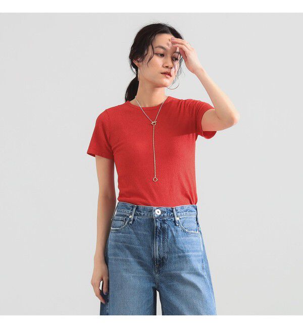 Demi-Luxe BEAMS 「ブークレ クルーネック Tシャツ」|ニット・セーター|