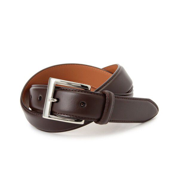 BEAMS PLUS「BEAMS PLUS / Cow Leather Belt」|ベルト|BROWN