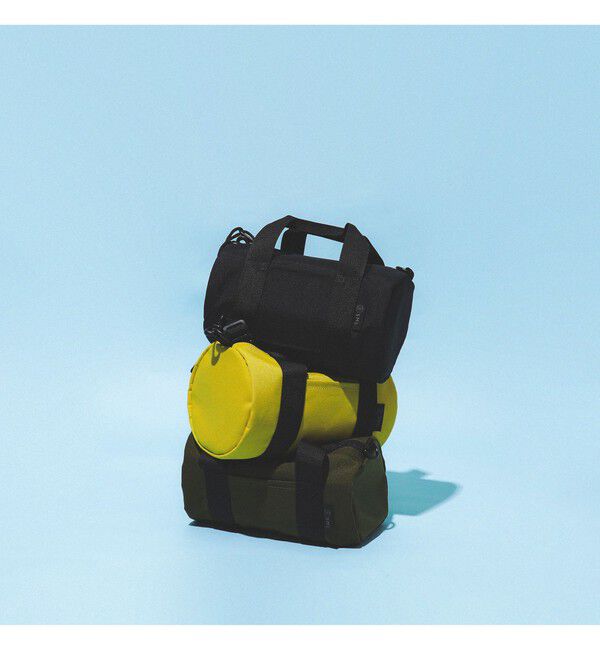 BEAMS「【別注】SML / ROLL BOSTON BAG」|ポーチ|BLACK