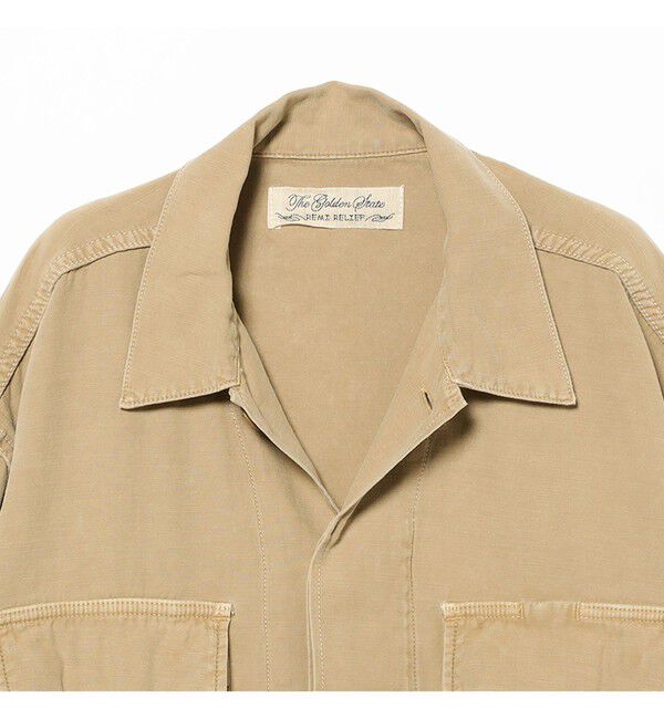 BEAMS PLUS「【別注】REMI RELIEF / Military Shirt Jacket Cotton」|ブルゾン・スタジャン|