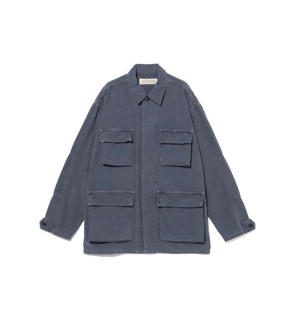BEAMS PLUS「【別注】REMI RELIEF / Military Shirt Jacket Cotton」|ブルゾン・スタジャン|NAVY