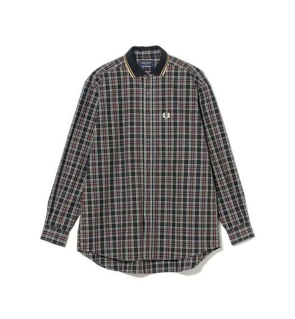 BEAMS「【別注】FRED PERRY / リブカラー シャツ」|シャツ・ブラウス|