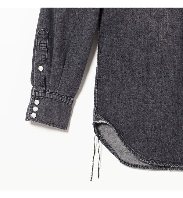 BEAMS PLUS「【別注】REMI RELIEF / Denim Western shirt Classic Fit  Fade Black」|シャツ・ブラウス|