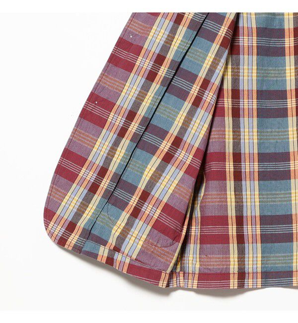 BEAMS PLUS「4B Cuffs Jacket Heavy Madras」|テーラードジャケット|