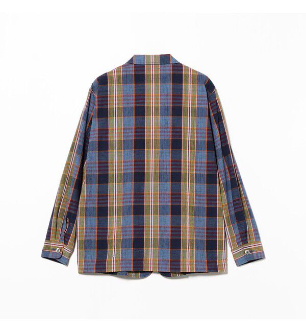 BEAMS PLUS「4B Cuffs Jacket Heavy Madras」|テーラードジャケット|