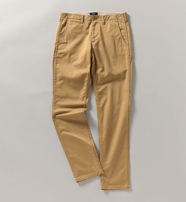 SHIPS「SHIPS:〈抗菌加工〉japan quality カラー テーパード スリム チノパンツ」|チノ|