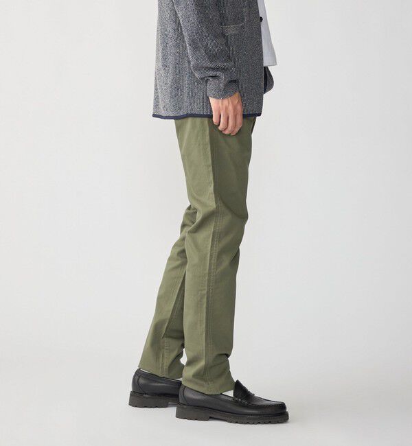 SHIPS「SHIPS:〈抗菌加工〉japan quality カラー テーパード スリム チノパンツ」|チノ|