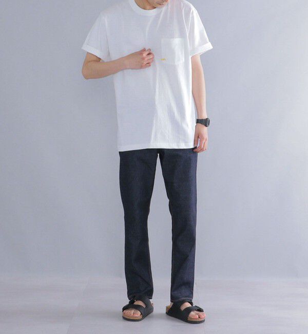 SHIPS「【累計販売数18万枚突破!!】【WEB限定】SHIPS: マイクロ SHIPSロゴ ポケット Tシャツ」|Tシャツ・カットソー|