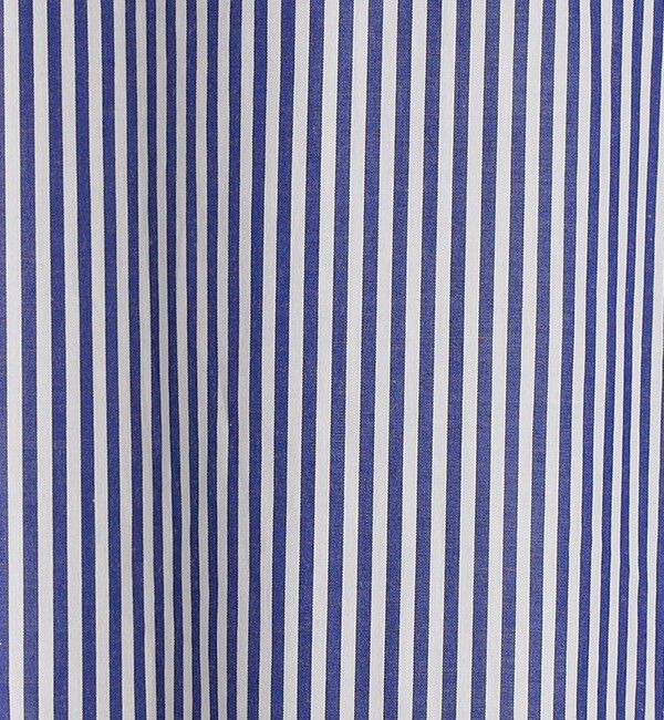 SHIPS for women「〈手洗い可能〉コットンストライプMIXワンピース◇」|ワンピース|