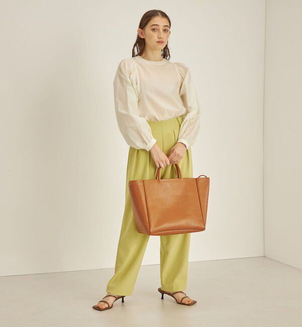 SHIPS for women「〈手洗い可能〉2タック ジョーゼット テーパード パンツ ◇ 」|その他|