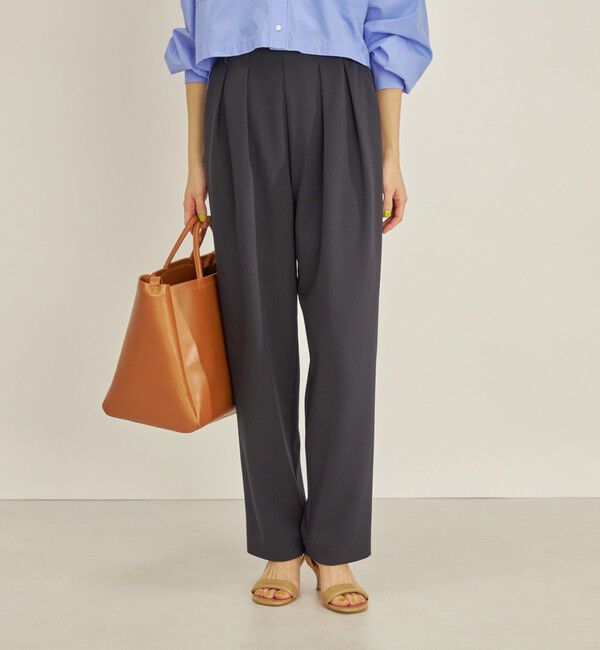 SHIPS for women「〈手洗い可能〉2タック ジョーゼット テーパード パンツ ◇ 」|その他|