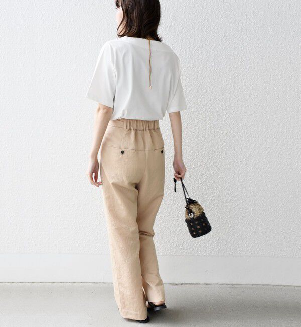 SHIPS for women「《予約》【WEB限定】〈ネックが選べる2サイズ展開〉オーガニックコットン バリエーションネック TEE」|Tシャツ・カットソー|