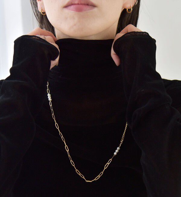 quaranciel「quaranciel: パール デザイン ロング ネックレス」|ネックレス|