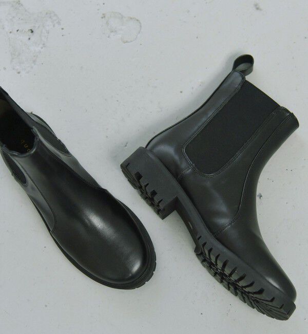 quaranciel「quaranciel: トラック ソール サイドゴア ブーツ」|ショートブーツ|