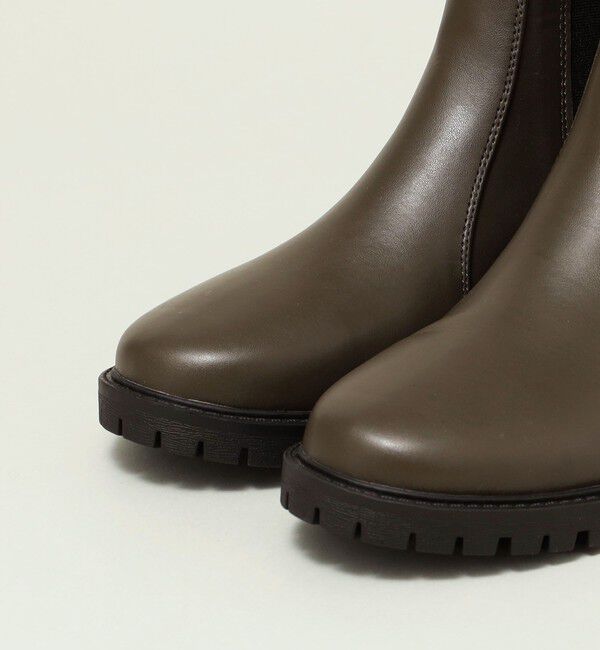 quaranciel「quaranciel: トラック ソール サイドゴア ブーツ」|ショートブーツ|