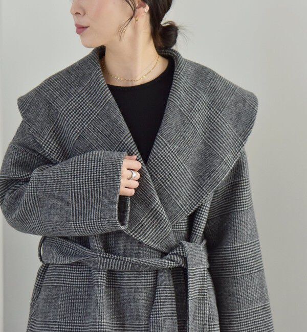 quaranciel「quaranciel: リバー ケープ コート」|その他|チャコールグレー