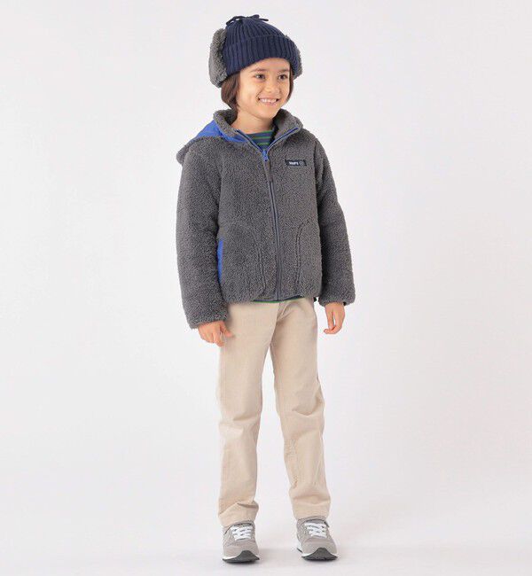 SHIPS KIDS「SHIPS KIDS:フェイクファー フラップ ワッチ」|ニット帽|