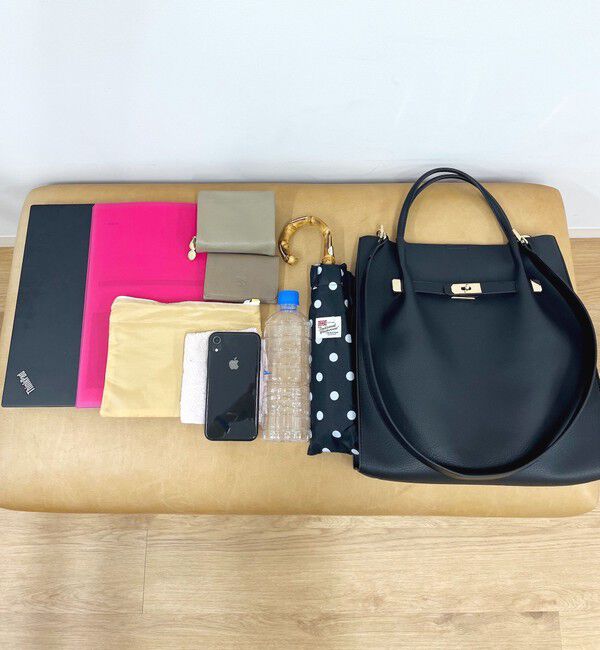 SHIPS any「《一部追加予約》SHIPS any: A4 メタル フィッティング トート バッグ」|トートバッグ|