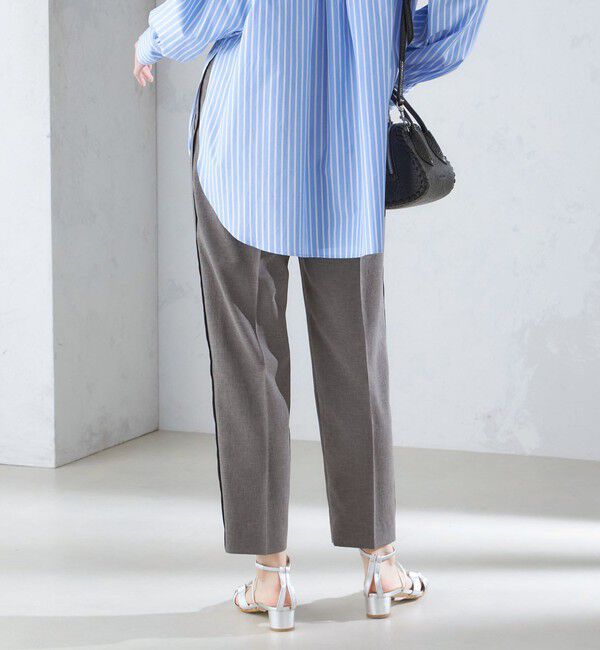 SHIPS for women「〈洗濯機可能〉サイドライン デザイン ストレッチ テーパード パンツ 24SS ◇」|その他|