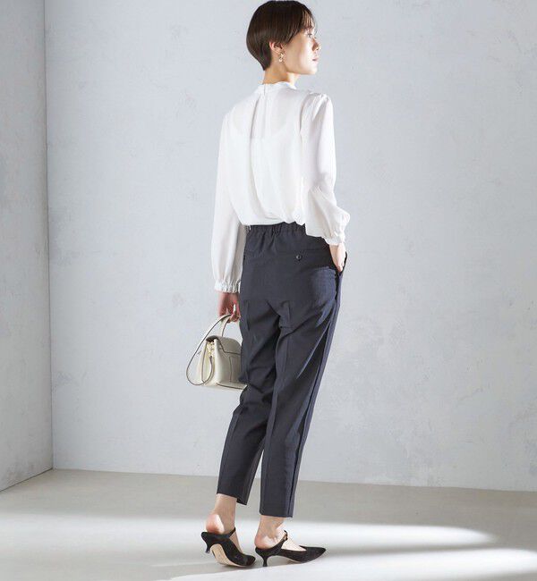 SHIPS for women「〈洗濯機可能〉サイドライン デザイン ストレッチ テーパード パンツ 24SS ◇」|その他|