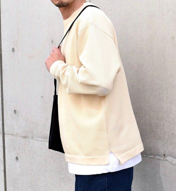 SHIPS any「SHIPS any: 〈手洗い可能・軽量〉 スポンディッシュ クルーネック ニット◇」|ニット・セーター|