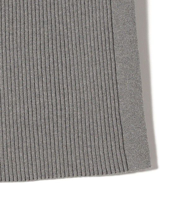 SHIPS for women「【WEB限定】〈手洗い可能〉ラメ リブ ニット スカート」|スカート|