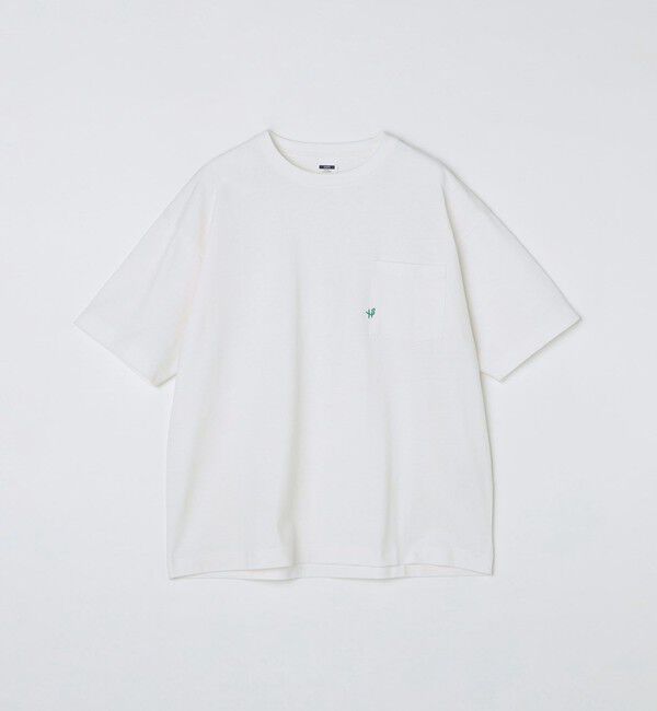 SHIPS「【WEB限定】SHIPS:〈汗染み防止加工〉ワンポイントロゴ ビッグシルエットヘビーウェイトTシャツ」|Tシャツ・カットソー|