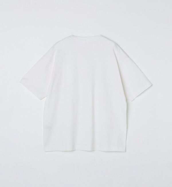 SHIPS「【WEB限定】SHIPS:〈汗染み防止加工〉ワンポイントロゴ ビッグシルエットヘビーウェイトTシャツ」|Tシャツ・カットソー|