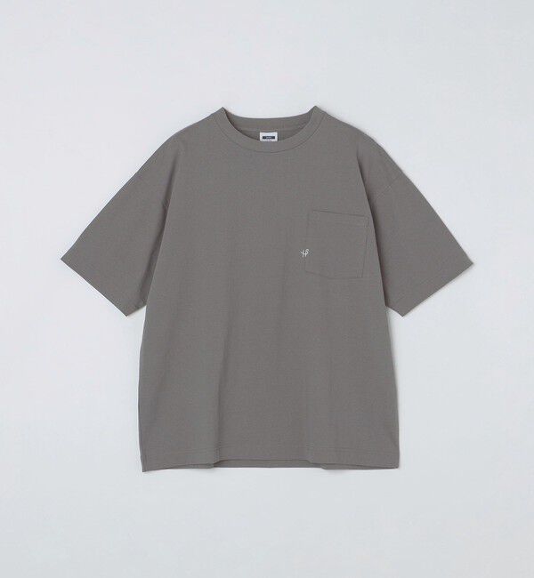 SHIPS「【WEB限定】SHIPS:〈汗染み防止加工〉ワンポイントロゴ ビッグシルエットヘビーウェイトTシャツ」|Tシャツ・カットソー|