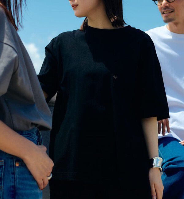 SHIPS「【WEB限定】SHIPS:〈汗染み防止加工〉ワンポイントロゴ ビッグシルエットヘビーウェイトTシャツ」|Tシャツ・カットソー|