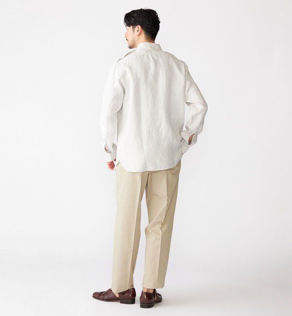 SHIPS「【SHIPS別注】GUY ROVER: リネン キャンバス サファリシャツ」|シャツ・ブラウス|