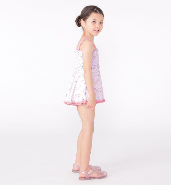 SHIPS KIDS「SHIPS KIDS:90～130cm / フラワー フリル スイム ワンピース」|その他|