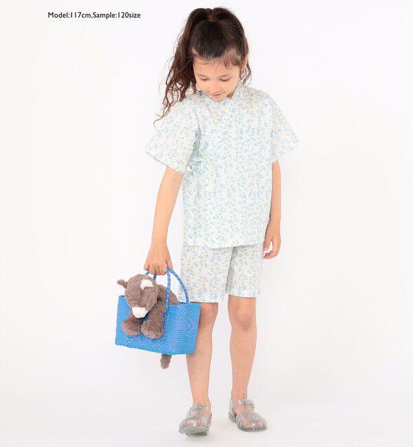 SHIPS KIDS「【WEB限定】SHIPS KIDS:100～130cm / 花柄/トンボ柄 甚平」|その他|
